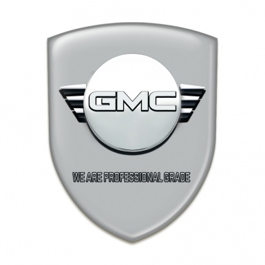 GMC Emblem Interior Grey Background Round Logo 