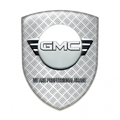 GMC Logo Emblem Grid Effect Background and Round Logo 