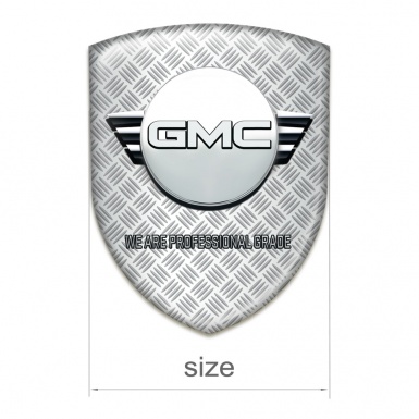 GMC Logo Emblem Grid Effect Background and Round Logo 