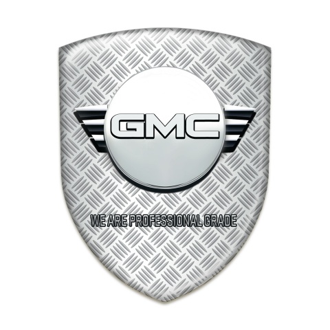 GMC Logo Emblem Grid Effect Background and Round Logo 
