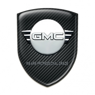 GMC Tuning Emblem Dark Carbon and Round Logo Style 