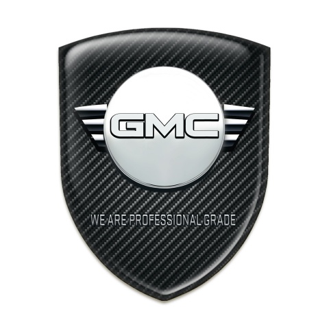 GMC Tuning Emblem Dark Carbon and Round Logo Style 