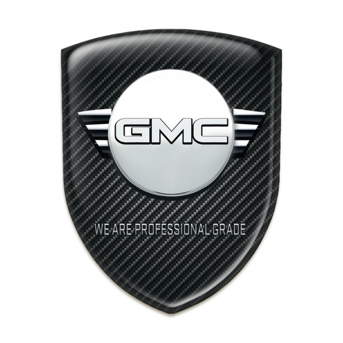 GMC Tuning Emblem Dark Carbon and Round Logo Style 