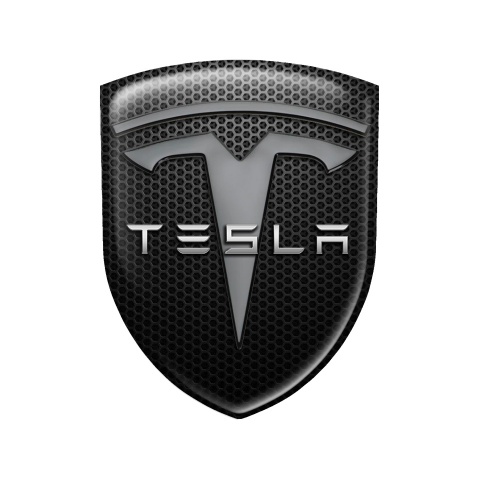 Tesla Emblem Silicone Shield Black Artwork Edition