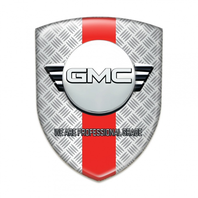 GMC Silicone Emblem Mesh Effect with Red Band Edition 