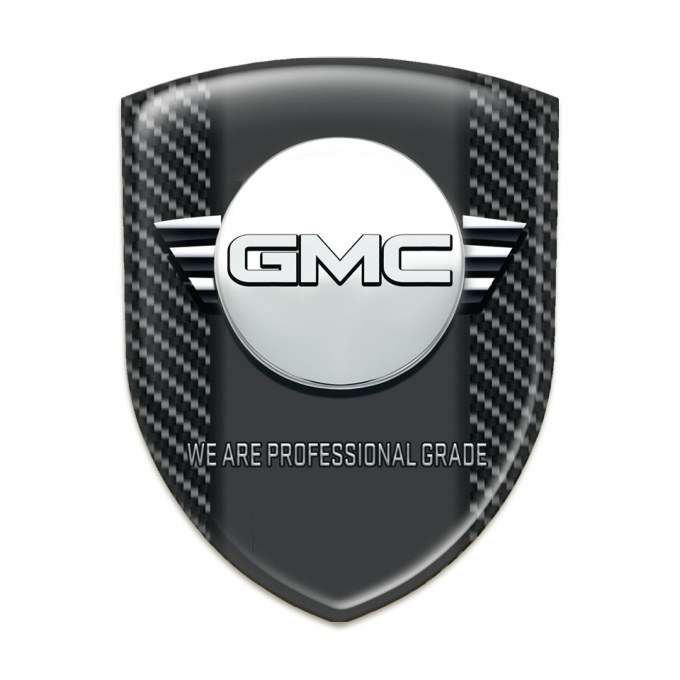 GMC Car Accessories Badge Black Carbon with graphite Panel Design 
