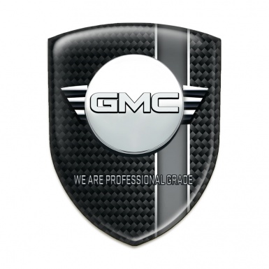 GMC Tuning Emblem Black with Grey Band Decoration 