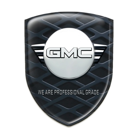 GMC Silicone Badge Racing Edition 3 D Grid Decoration 