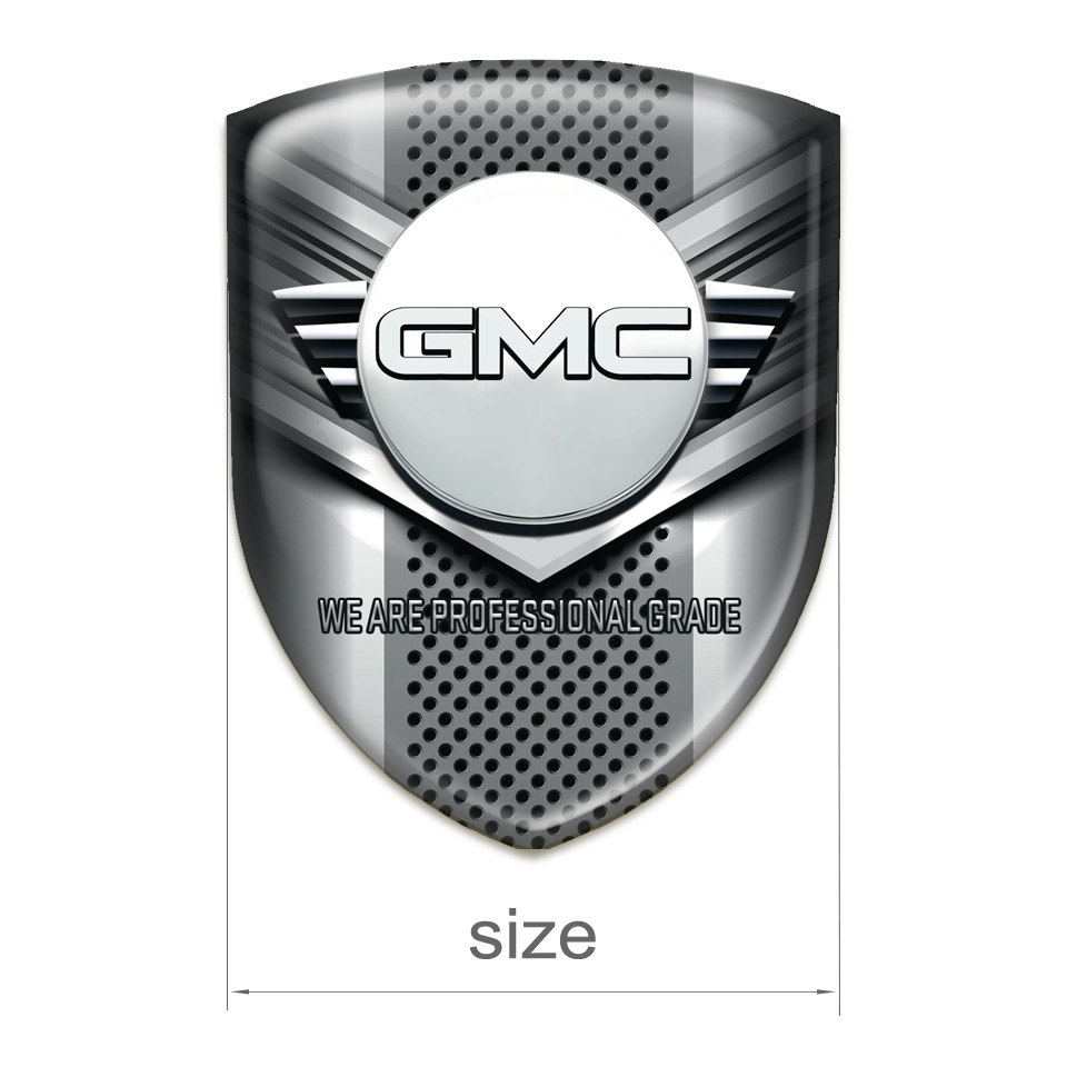 GMC Resin Sticker High Quality Design | Domed Emblems | Stickers | X ...
