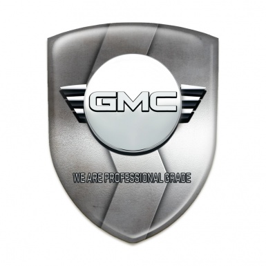 GMC Silicone Badge S Shape Print Design 