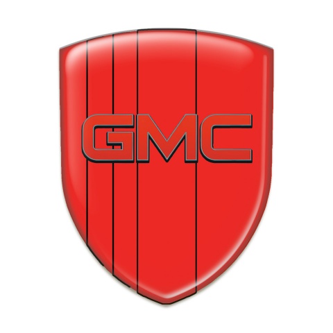 GMC Emblem Exterior Red Edition and Red logo 