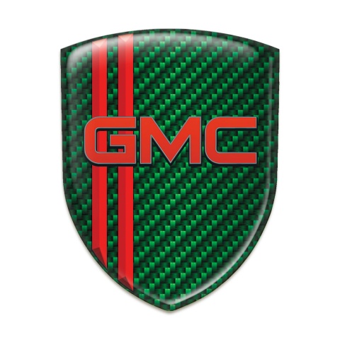 GMC Silicone Shield Green Carbon with Red Stripes Pattern 