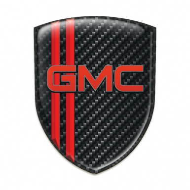 GMC Silicone Shield dark Carbon with Red Stripes Pattern 