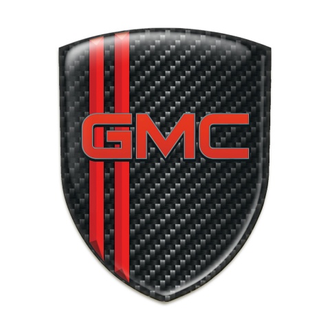 GMC Silicone Shield dark Carbon with Red Stripes Pattern 