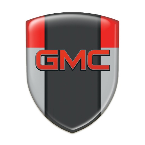 GMC Tuning Emblem Grey Red Model 