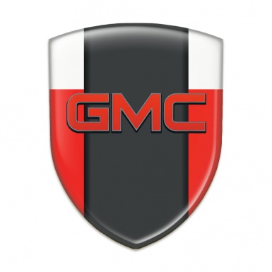 GMC Emblem Exterior red White Model 
