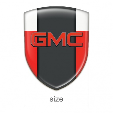 GMC Emblem Exterior red White Model 