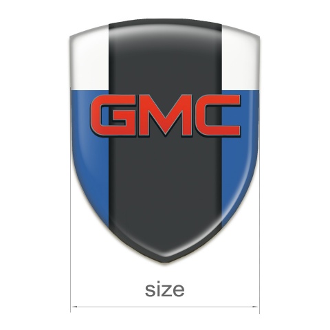 GMC Tuning Badge Blue White Model 