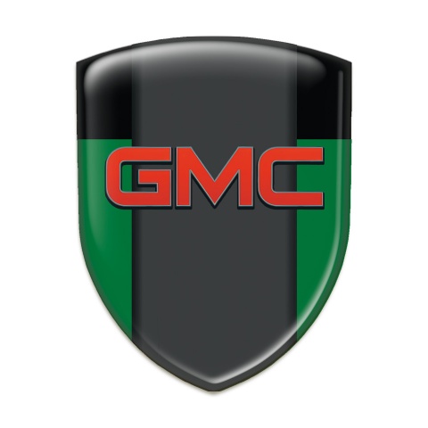 GMC Car Interior Badge Green Black Model 