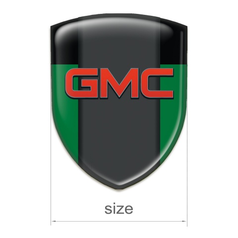 GMC Car Interior Badge Green Black Model 