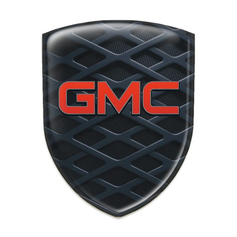 GMC Car Accessories Badge 3D Grid Type 
