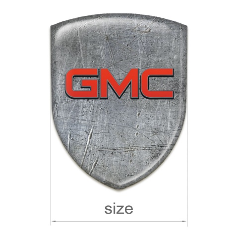 GMC Self Adhesive Emblem Logo Stone effect Type 