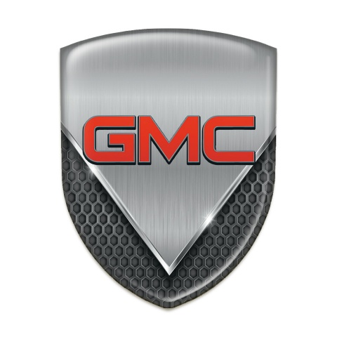 GMC Domed Emblem dark Mesh with Aluminium Sheet Type 