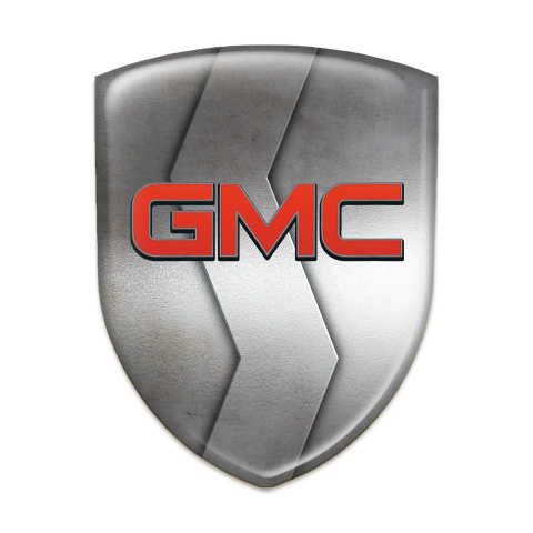 GMC Silicone Emblem S Shape Metal Type 
