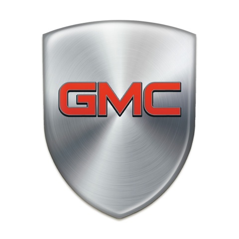 GMC 3D Gel Emblem Premium Quality Silver Type 