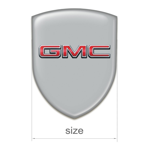 GMC Emblem Interior Grey Base with 3D Logo 