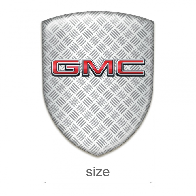 GMC Logo Emblem Grid Effect with 3D Logo | Domed Emblems | Stickers | X ...