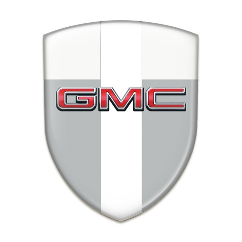 GMC Auto Emblem Grey White with White Tape Edition 