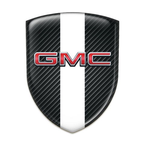 GMC Tuning Emblem Dark Carbon with White Tape edition 