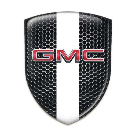 GMC Resin Sticker Perforated Steel with White Tape Edition 