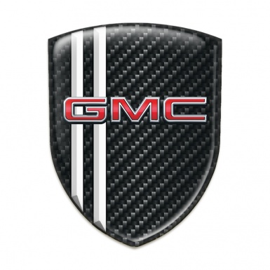 GMC Emblem Interior dark Carbon White Lineas Design 