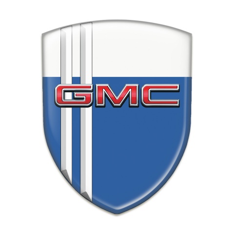 GMC Silicone Shield Blue White Design with White Lines 