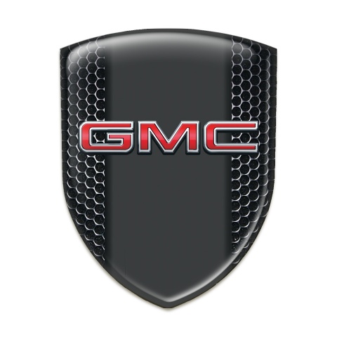 GMC 3D Gel Emblem Perforated Steel with 3D logo Style 