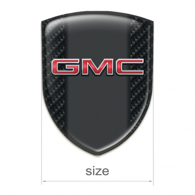 GMC Tuning Badge Dark Carbon with 3D Logo Style 