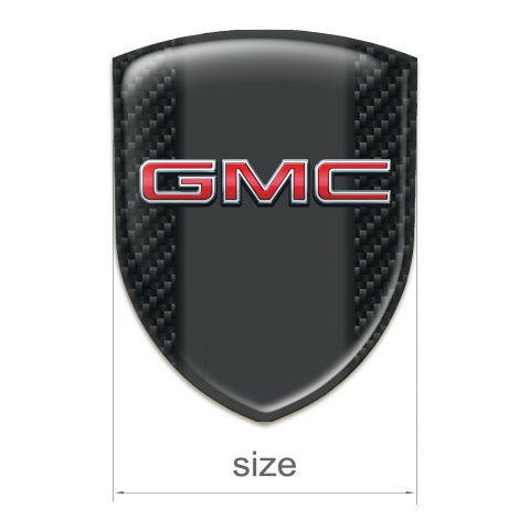 GMC Tuning Badge Dark Carbon with 3D Logo Style 