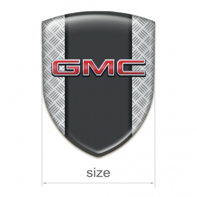 GMC Car Interior Badge Grid Effect with 3D Logo Style 
