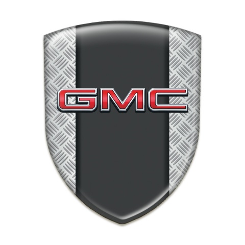 GMC Car Interior Badge Grid Effect with 3D Logo Style 