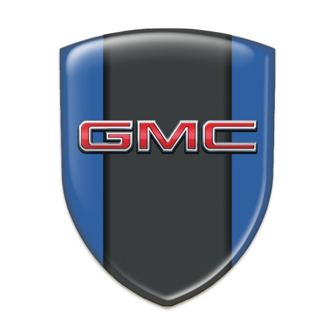 GMC 3D Gel Emblem High Quality Blue Print 