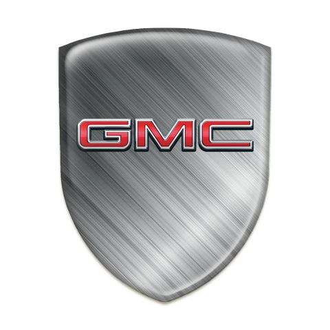 GMC Tuning Badge Polished Metal and 3D logo 