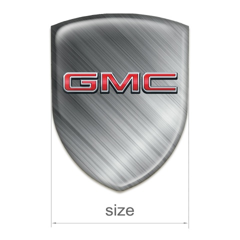 GMC Tuning Badge Polished Metal and 3D logo 