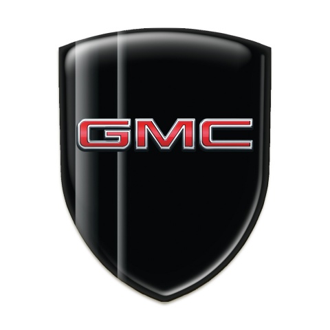 GMC Emblem Badge Logo Black with Grey Shadows design 