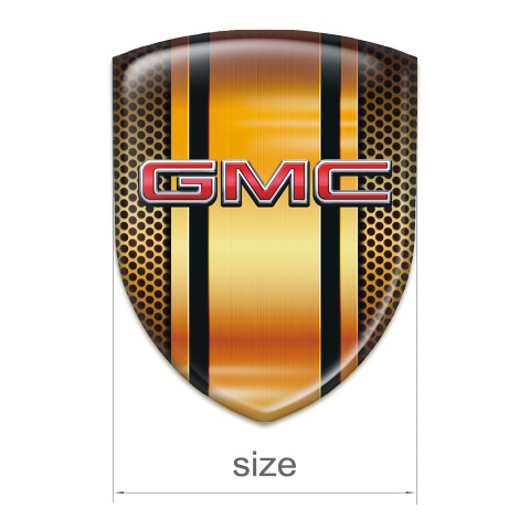 GMC Logo Emblem Copper Details Design and 3D Logo 