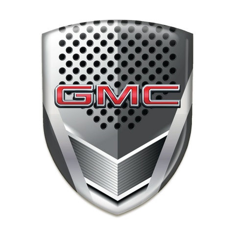 GMC  Self Adhesive Car logo Emblem Metal Mask Effect Design 