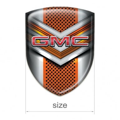 GMC Silicone Badge Grey Copper Elements Design 