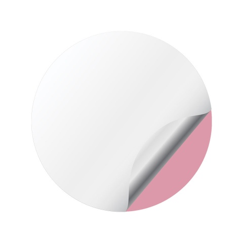 Renault Emblems for Wheel Caps Dark Red
