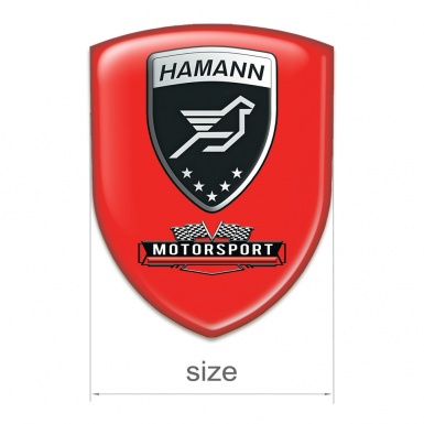 Hamann Car Accessories Badge Red Edition 